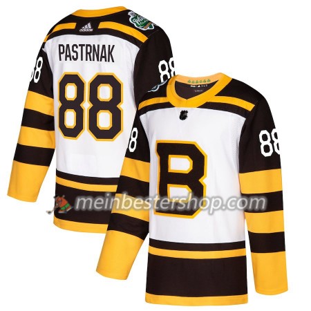 Boston Bruins David Pastrnak 88 2019 Winter Classic Adidas Weiß Trikot Authentic - Herren Boston Bruins David Pastrnak 88 2019 Winter Classic Adidas Weiß Trikot Authentic - Herren